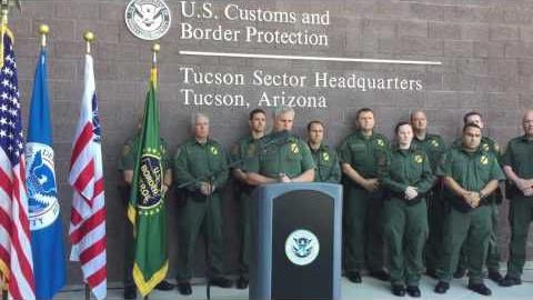 Border Patrol officials address agent's death